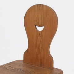 Rustic Primitive Farmhouse Wabi Sabi Folk Art Mountain Chair