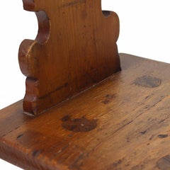 Rustic Primitive Farmhouse Wabi Sabi Folk Art Mountain Chair