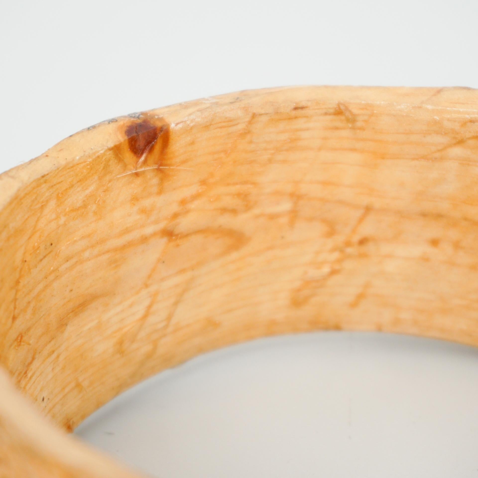 Mid-Century Modern Cloche de chèvre rustique primitive sculptée à la main, circa 1950 en vente