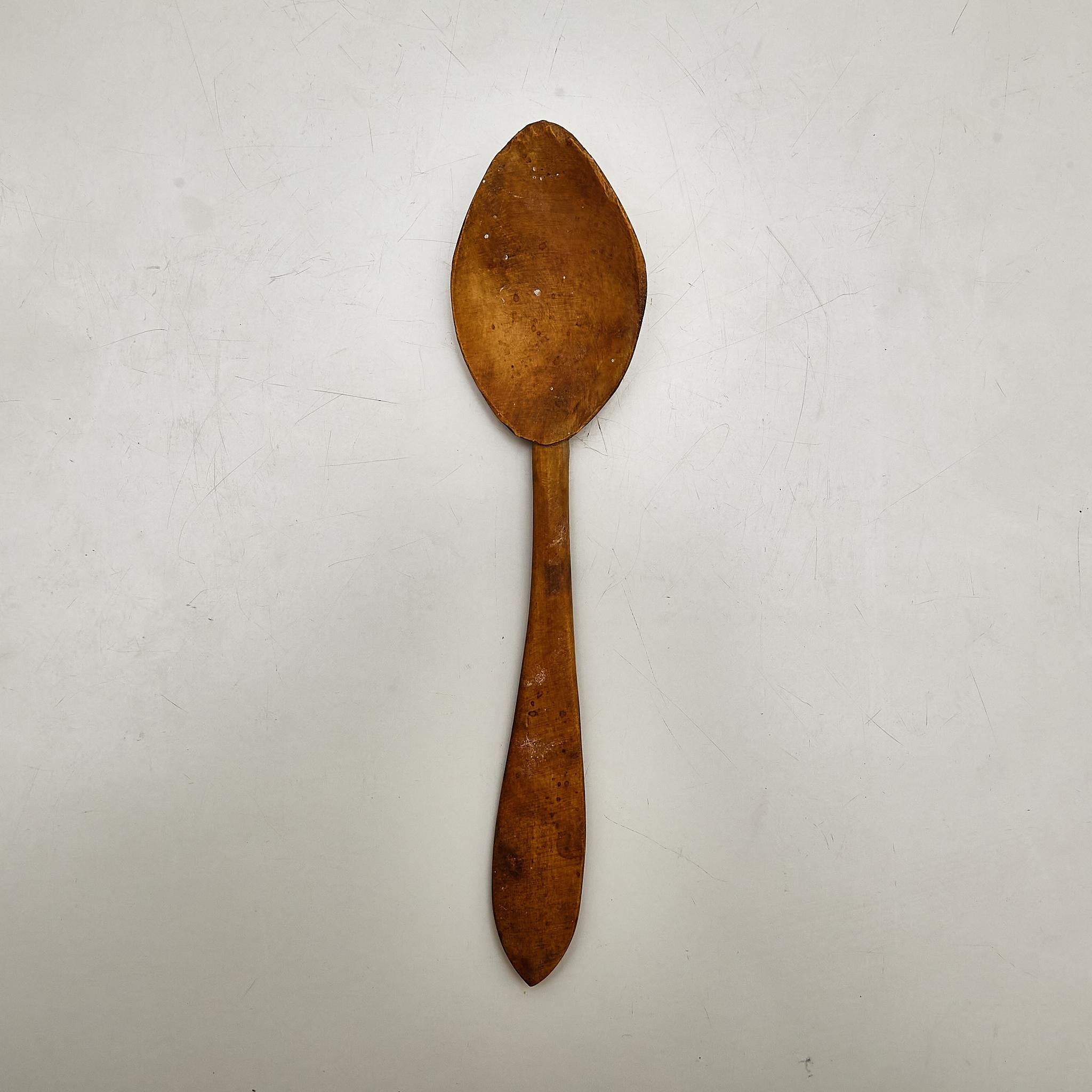 Rustic Primitive Pastor Handmade Wood Spoon

Manufactured in Spain, circa 1930.

In original condition with minor wear consistent of age and use, preserving a beautiful patina.

Materials: 
Wood 

Important information regarding color(s) of