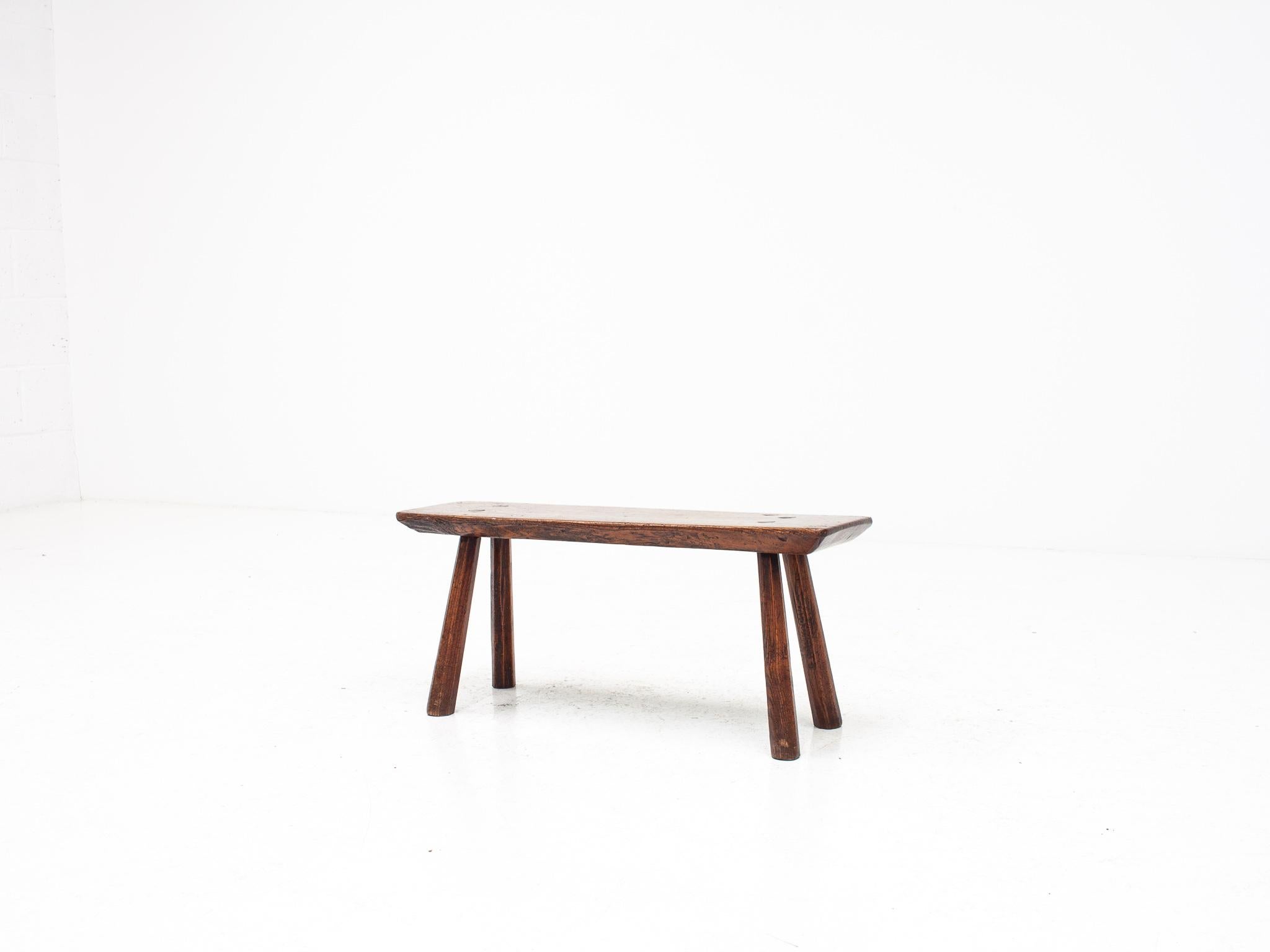 Banc/table rustique, primitif, Wabi Sabi, antique, naïf, Angleterre, années 1900 en vente 6