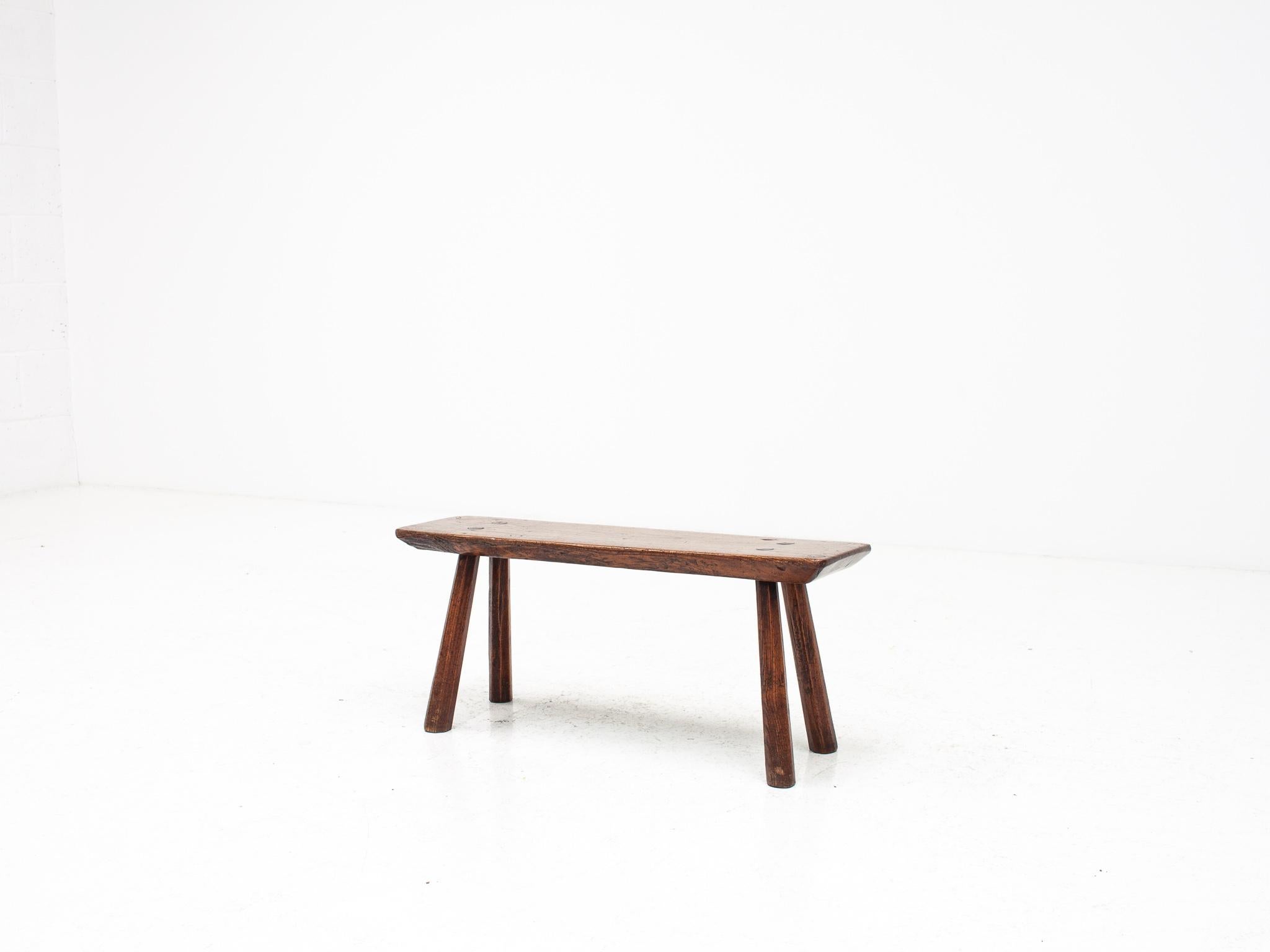 Banc/table rustique, primitif, Wabi Sabi, antique, naïf, Angleterre, années 1900 en vente 7