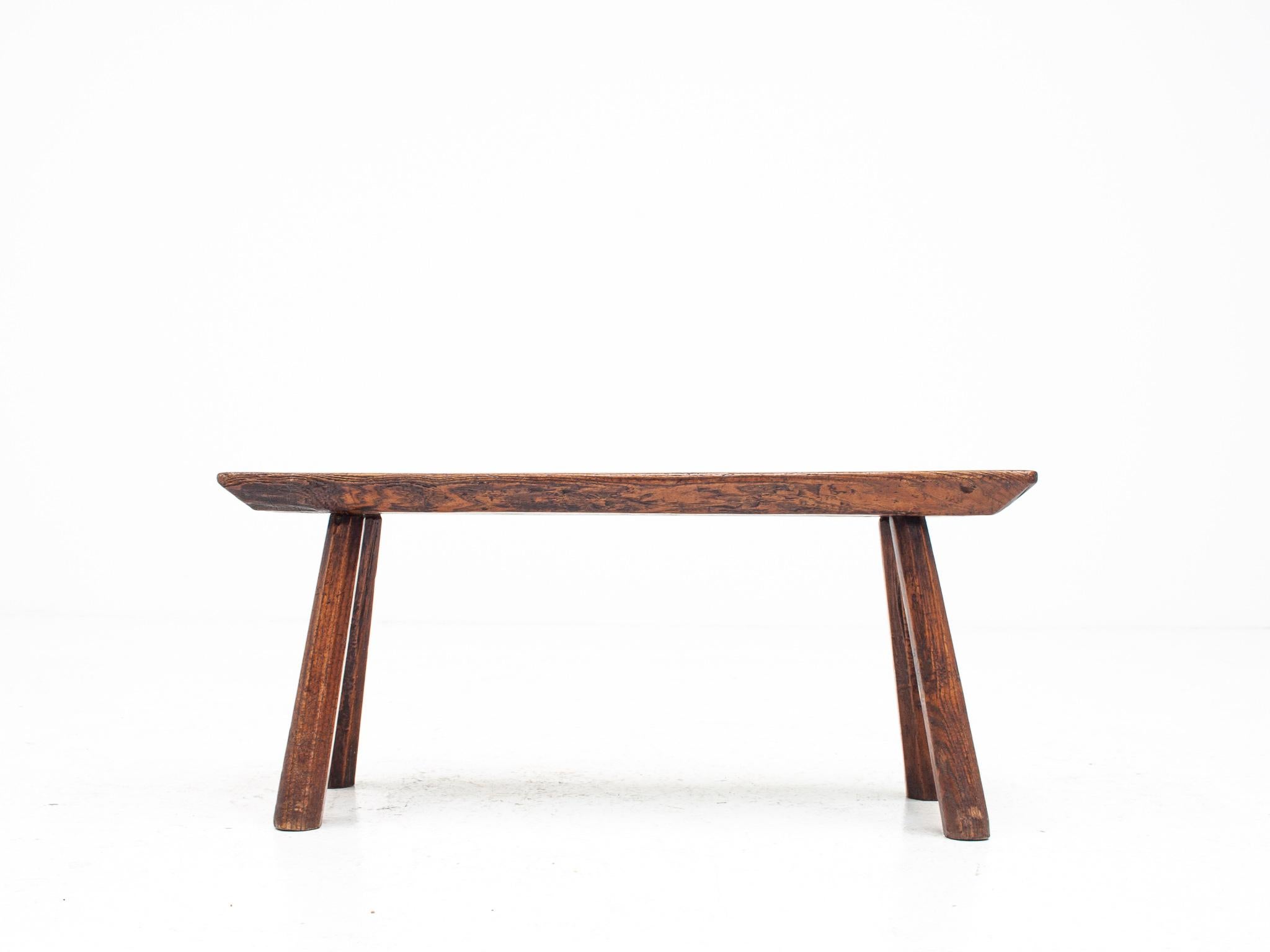 Banc/table rustique, primitif, Wabi Sabi, antique, naïf, Angleterre, années 1900 en vente 8