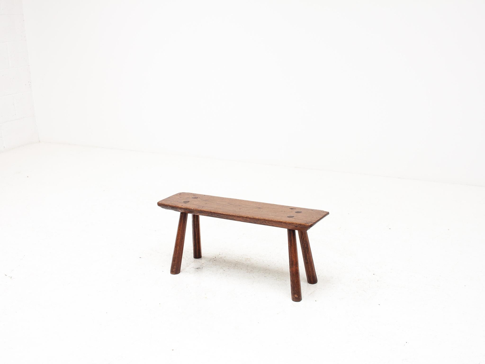 Banc/table rustique, primitif, Wabi Sabi, antique, naïf, Angleterre, années 1900 Bon état - En vente à London Road, Baldock, Hertfordshire