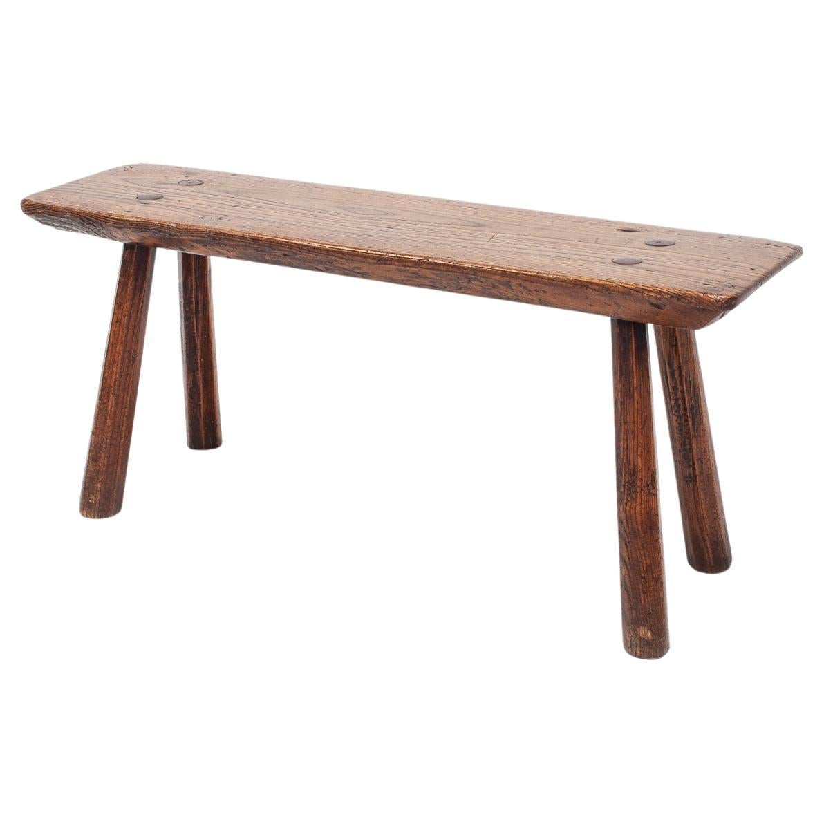 Rustic, Primitive, Wabi Sabi, Antique, Naive Vintage Bench/Table, England c1900s