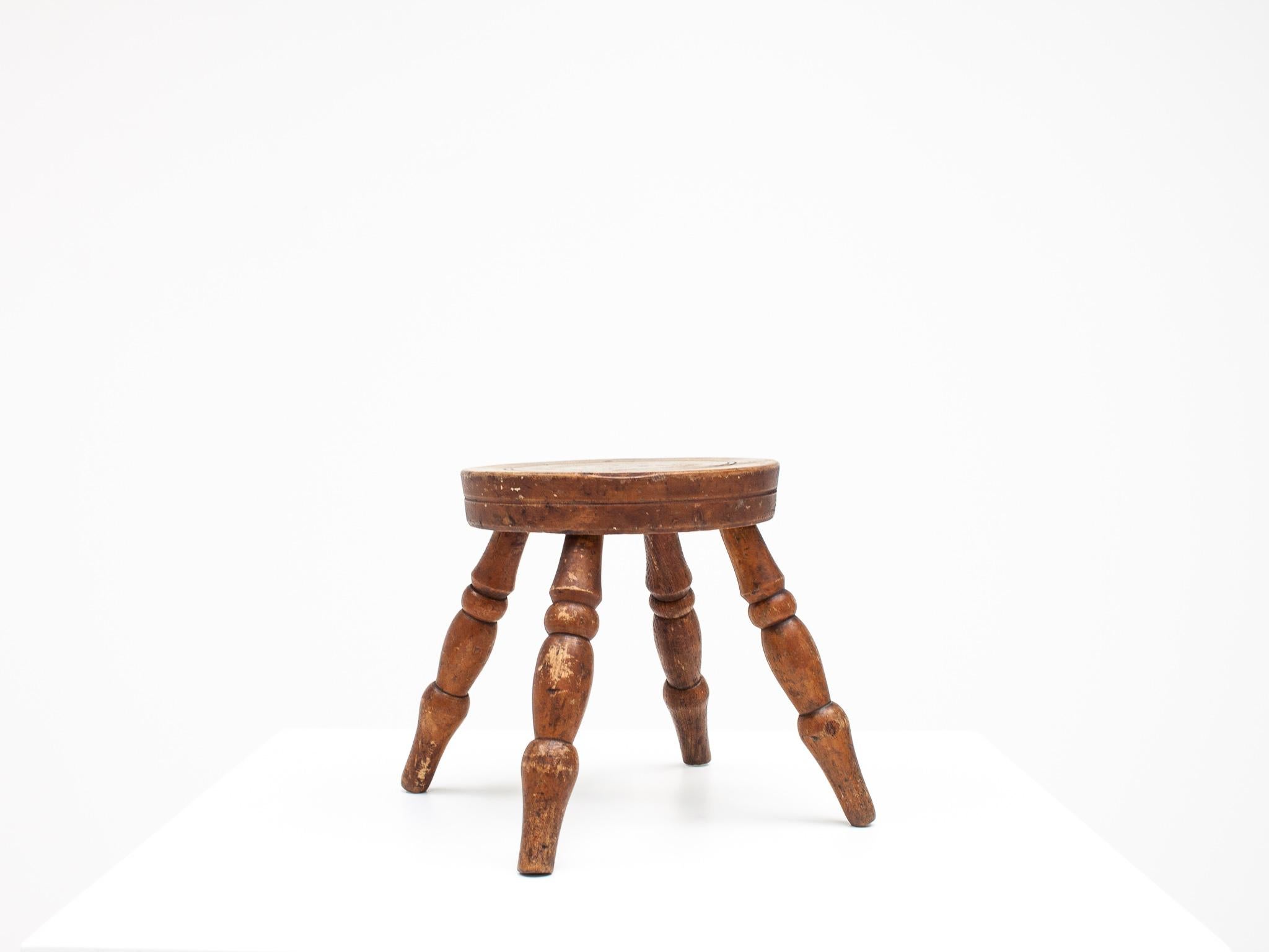 Tabouret/table rustique, primitif, Wabi Sabi, antique, naïf, Angleterre en vente 2