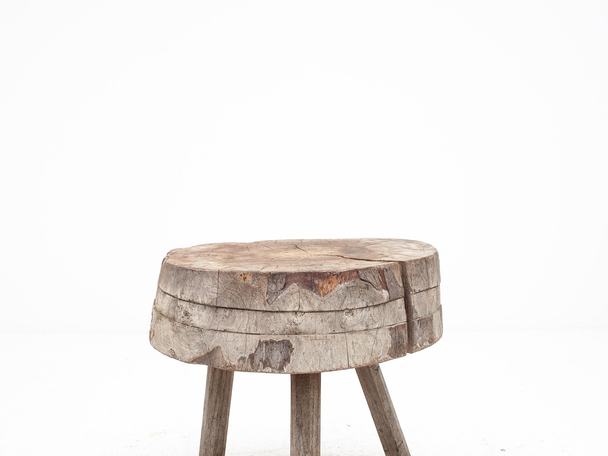 Tavolo rustico, primitivo, Wabi Sabi, tagliere naif, Francia, XIX secolo circa in vendita 11