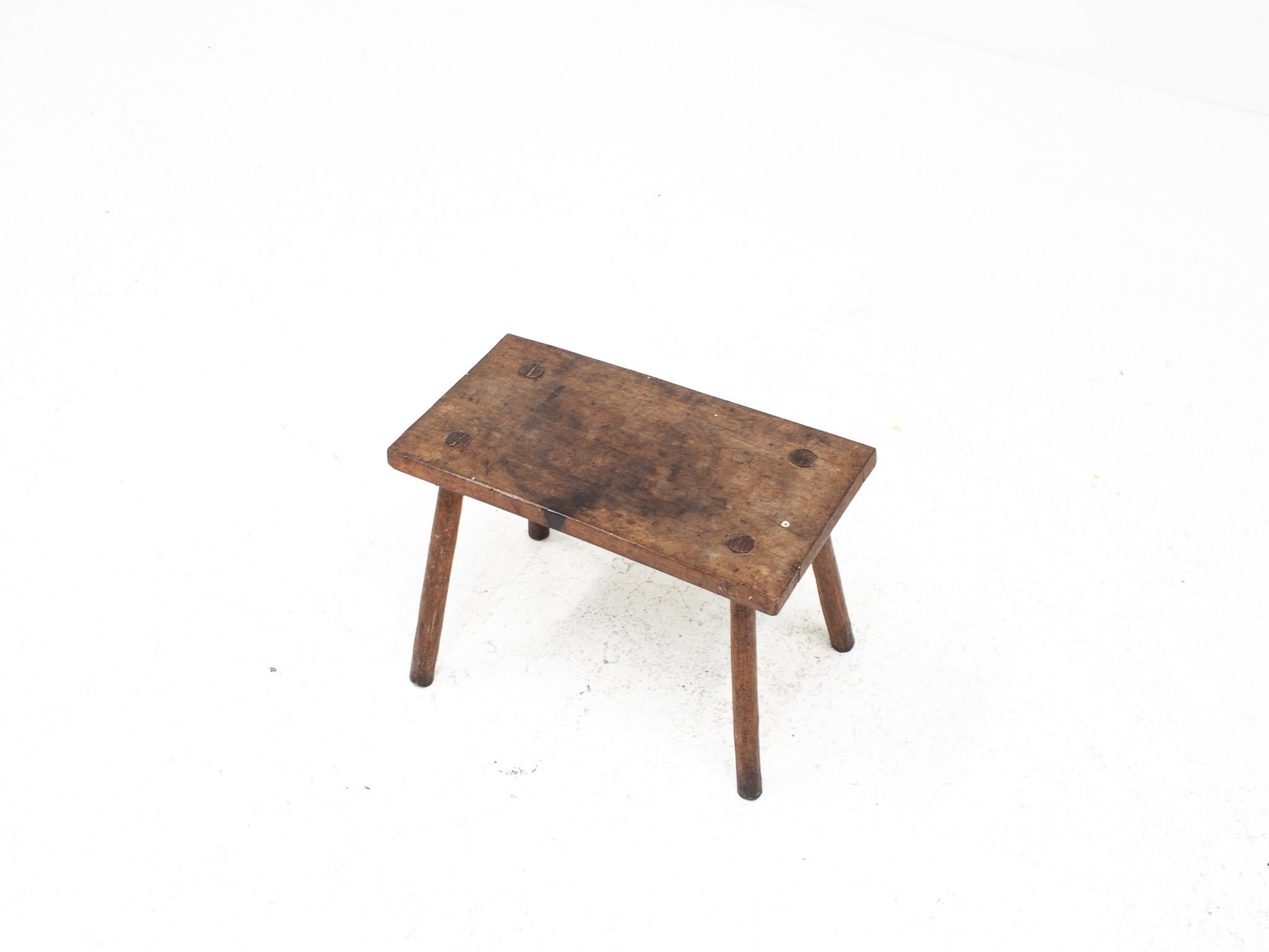Tavolo vintage rustico, primitivo, wabi sabi, naif, Inghilterra, XIX secolo circa. in vendita 6