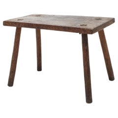 Rustic, Primitive, Wabi Sabi, Naive Antique Table, England, c19th Century.