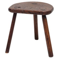 Rustic, Primitive, WabiSabi, Antique, Naive Stool/Table, England, c19th Century