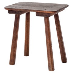 Rustic, Primitive, WabiSabi, Antique, Naive Stool/Table, England, c19th Century