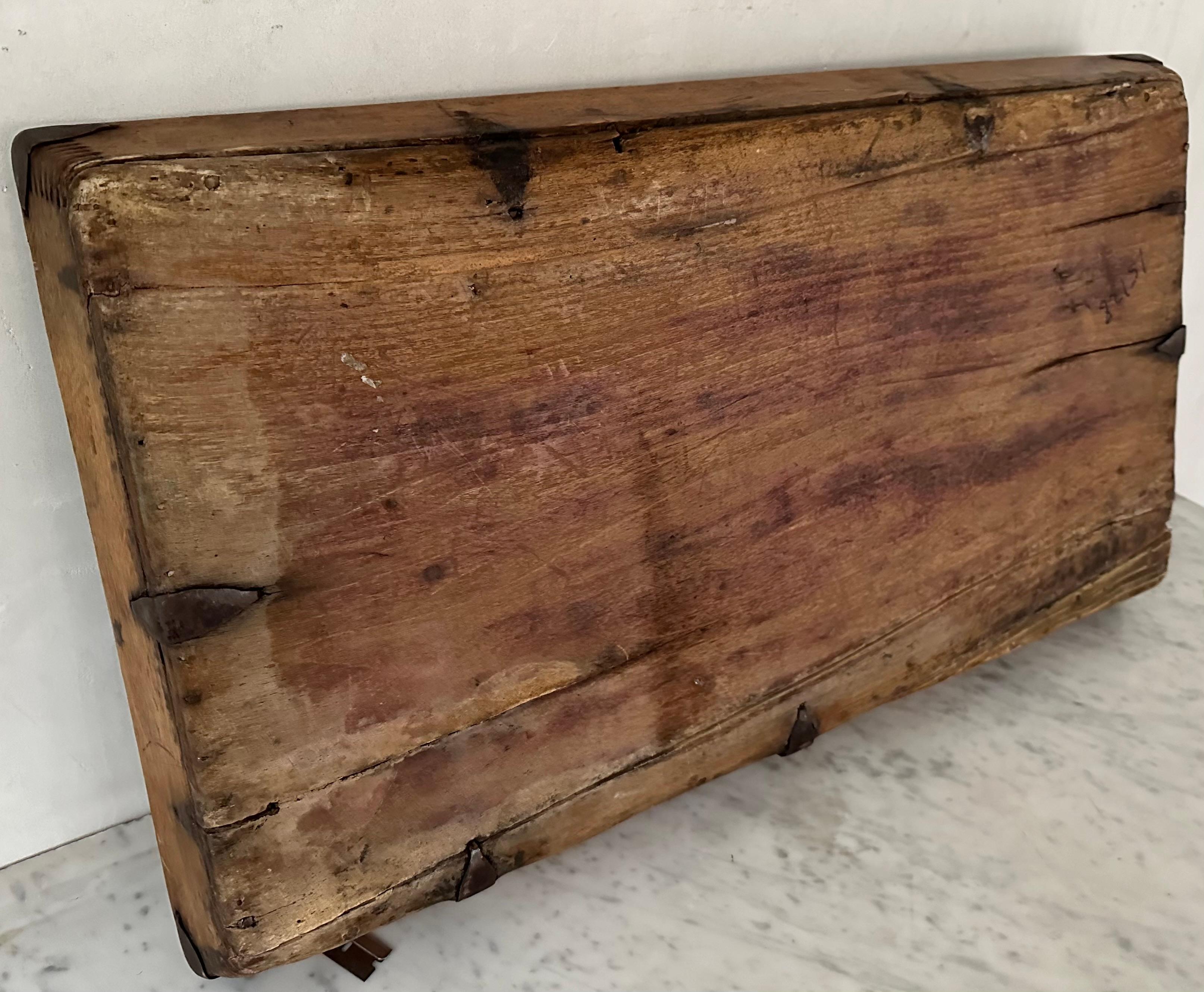Rustic Provincial Style Chinese Tea Tray For Sale 1