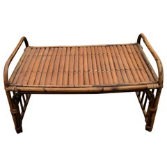 Vintage Rustic Rattan Bed Tray
