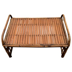 Vintage Rustic Rattan Bed Tray