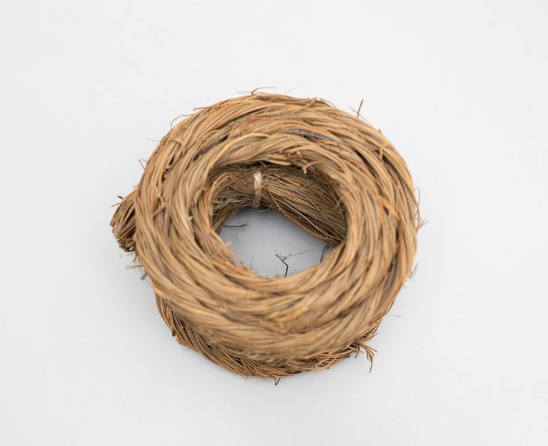Rustic Rattan Decorative Object, 1960 For Sale at 1stDibs