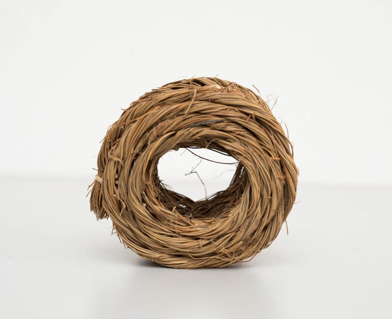 Rustic Rattan Decorative Object, 1960 For Sale at 1stDibs