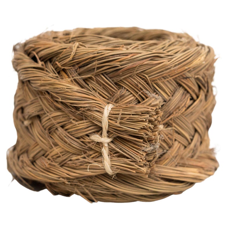 Rustic Rattan Decorative Object, 1960 For Sale at 1stDibs