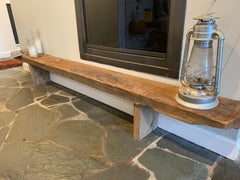 Rustic Reclaimed Hardwood Bench