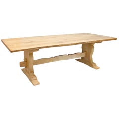 Rustic Rectangular Chestnut Dining Table