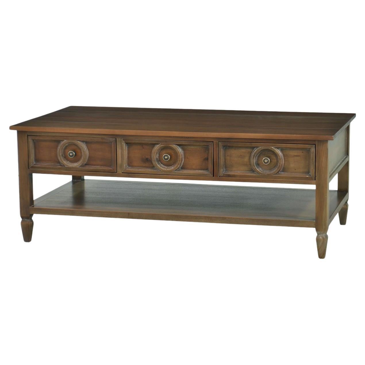 Rustic Rectangular Coffee Table