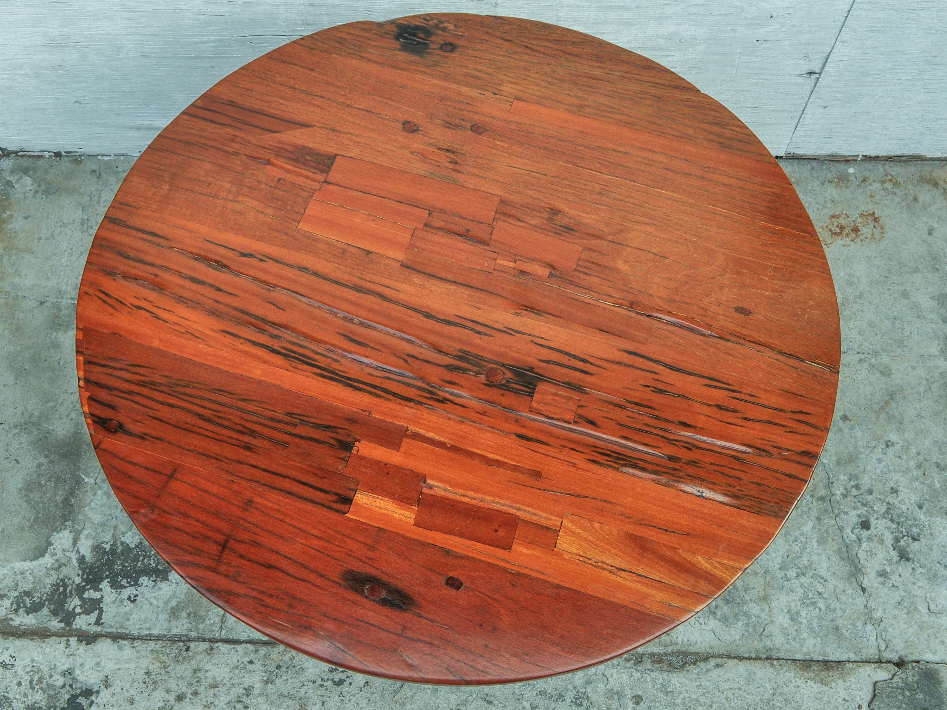 Rustic round table 48