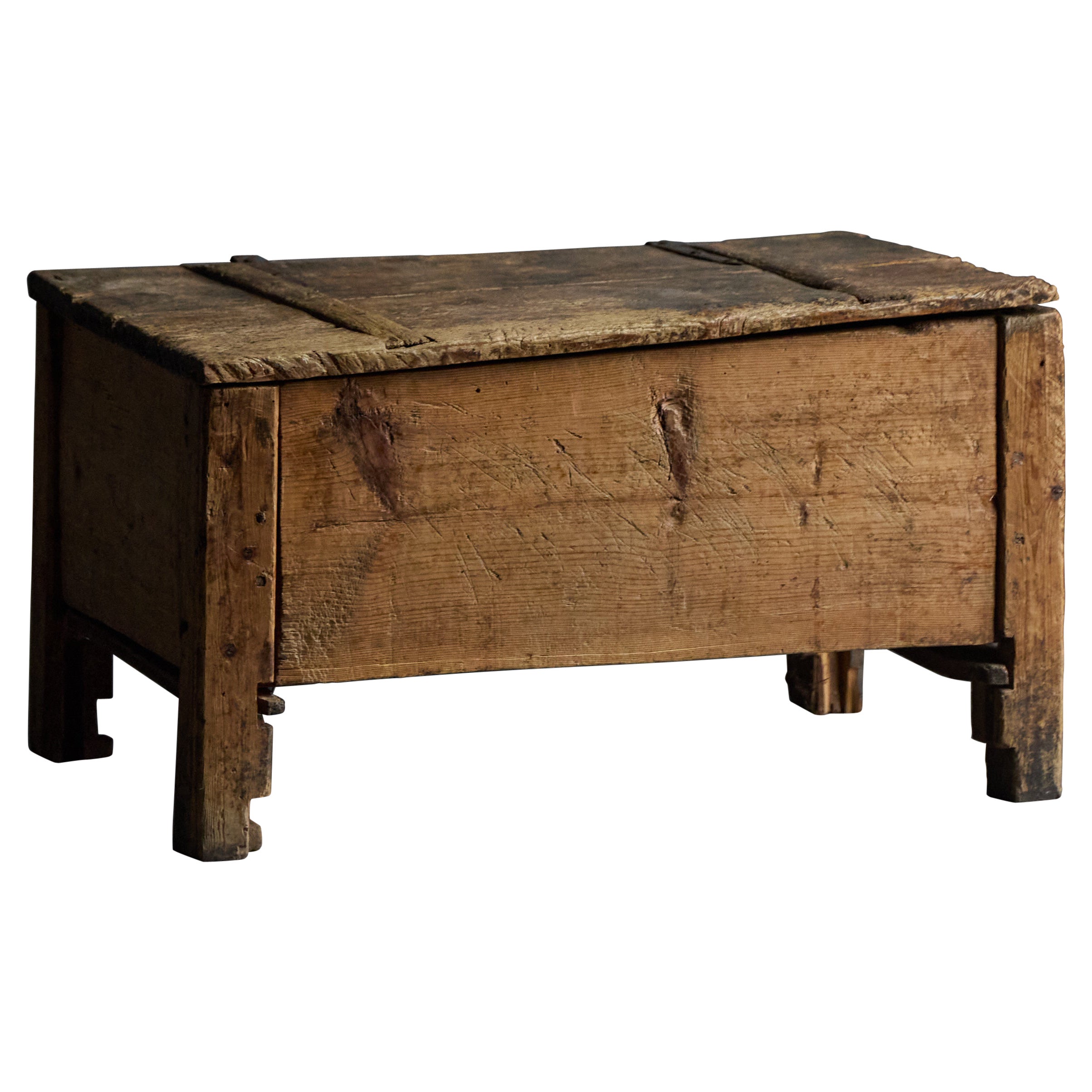 Rustic Rural Chest, France, 19th Century