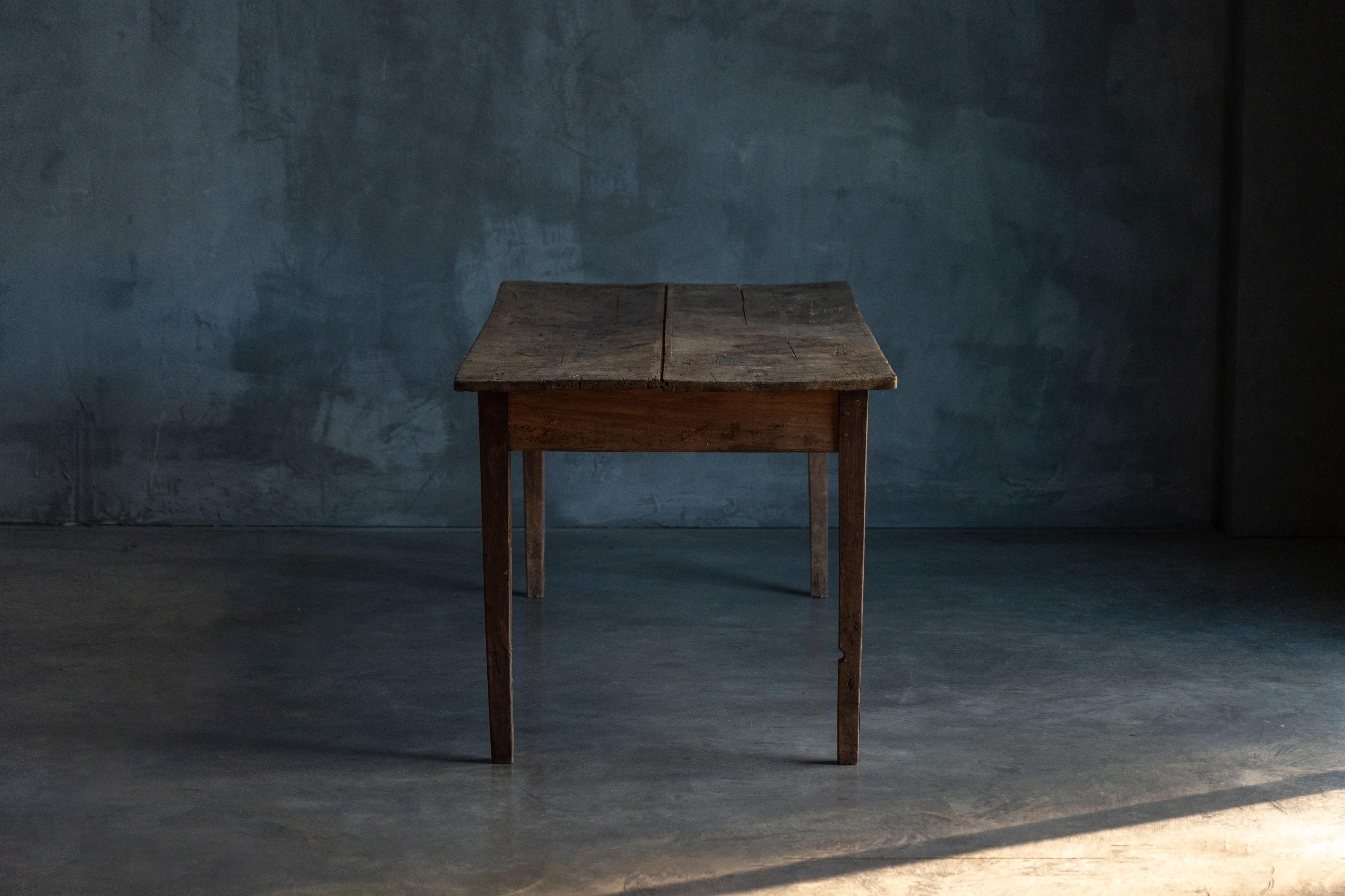 Table de salle à manger rustique rurale, France, 19ème siècle en vente 4
