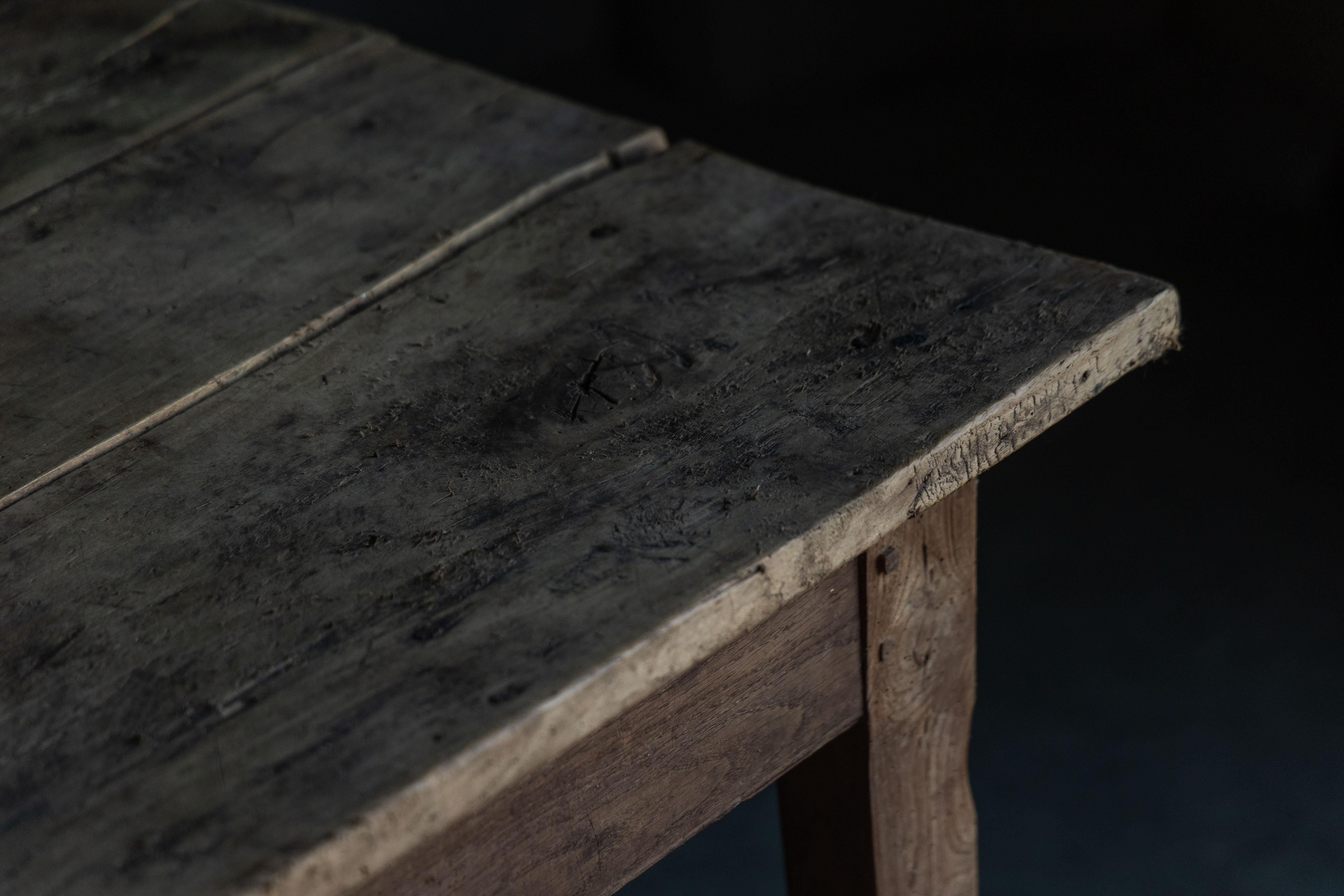 Table de salle à manger rustique rurale, France, 19ème siècle en vente 7