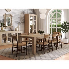 Rustic Scandinavian Teak Dining Table