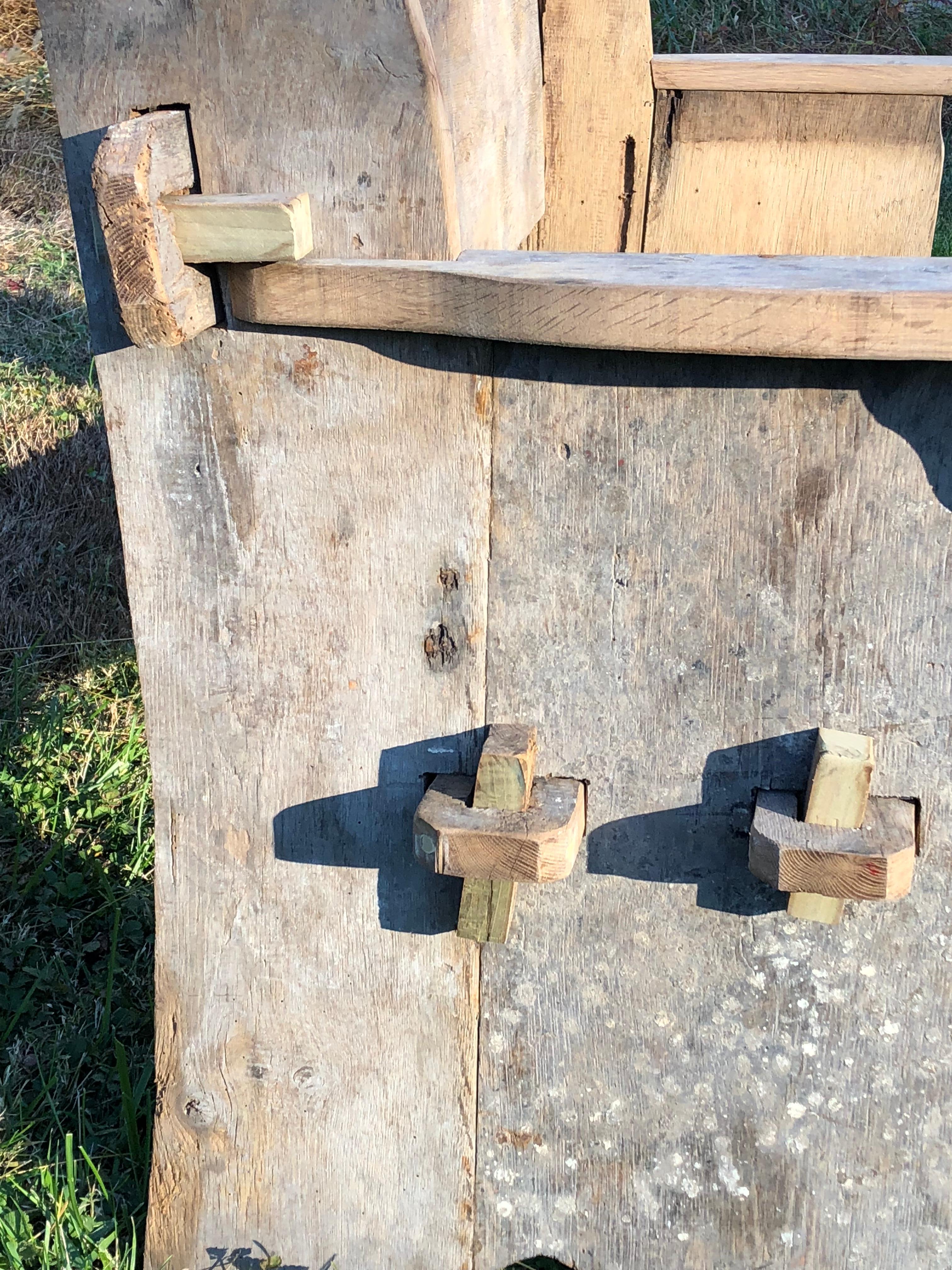 Rustic Scottish Style Garden Bench For Sale 6