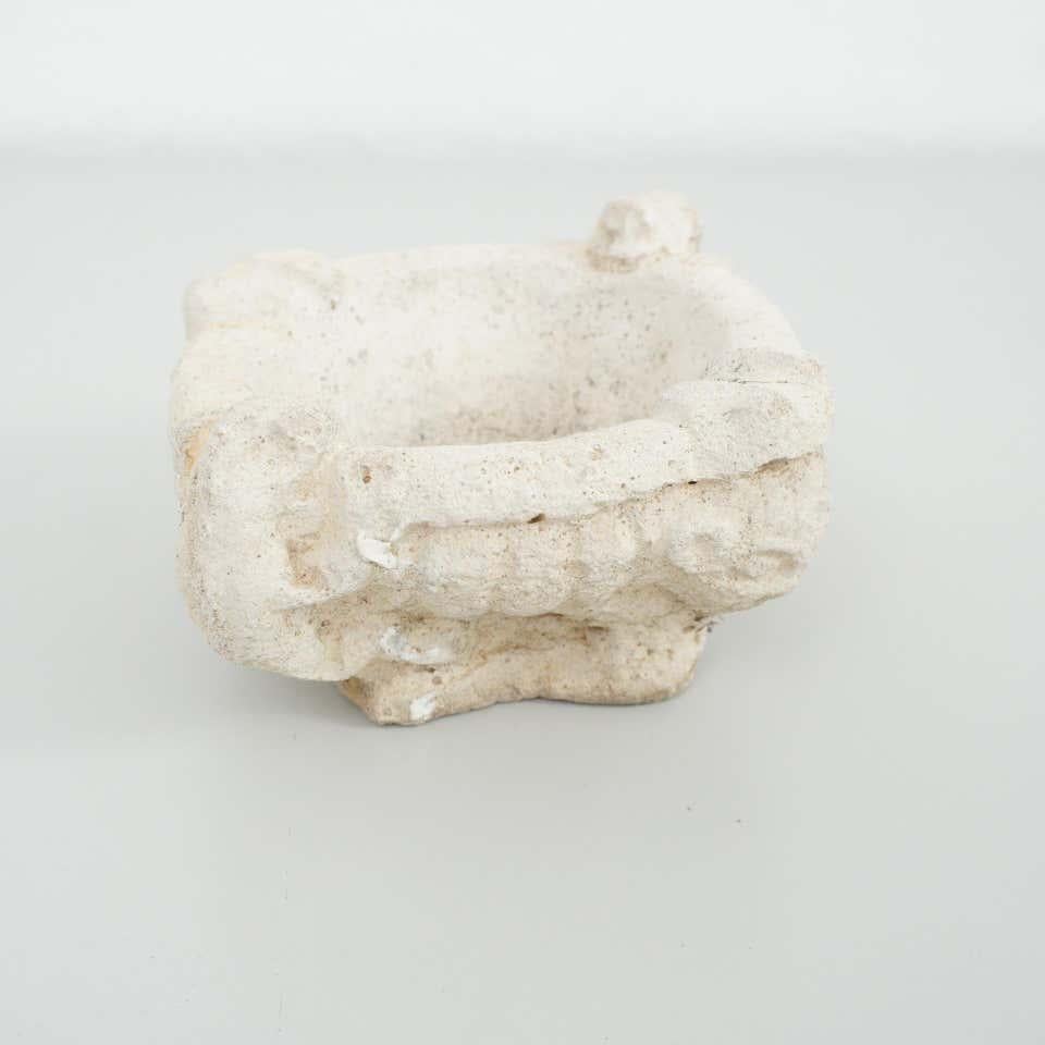 Mid-Century Modern Rustic Sculptural Ashtray, circa 1950