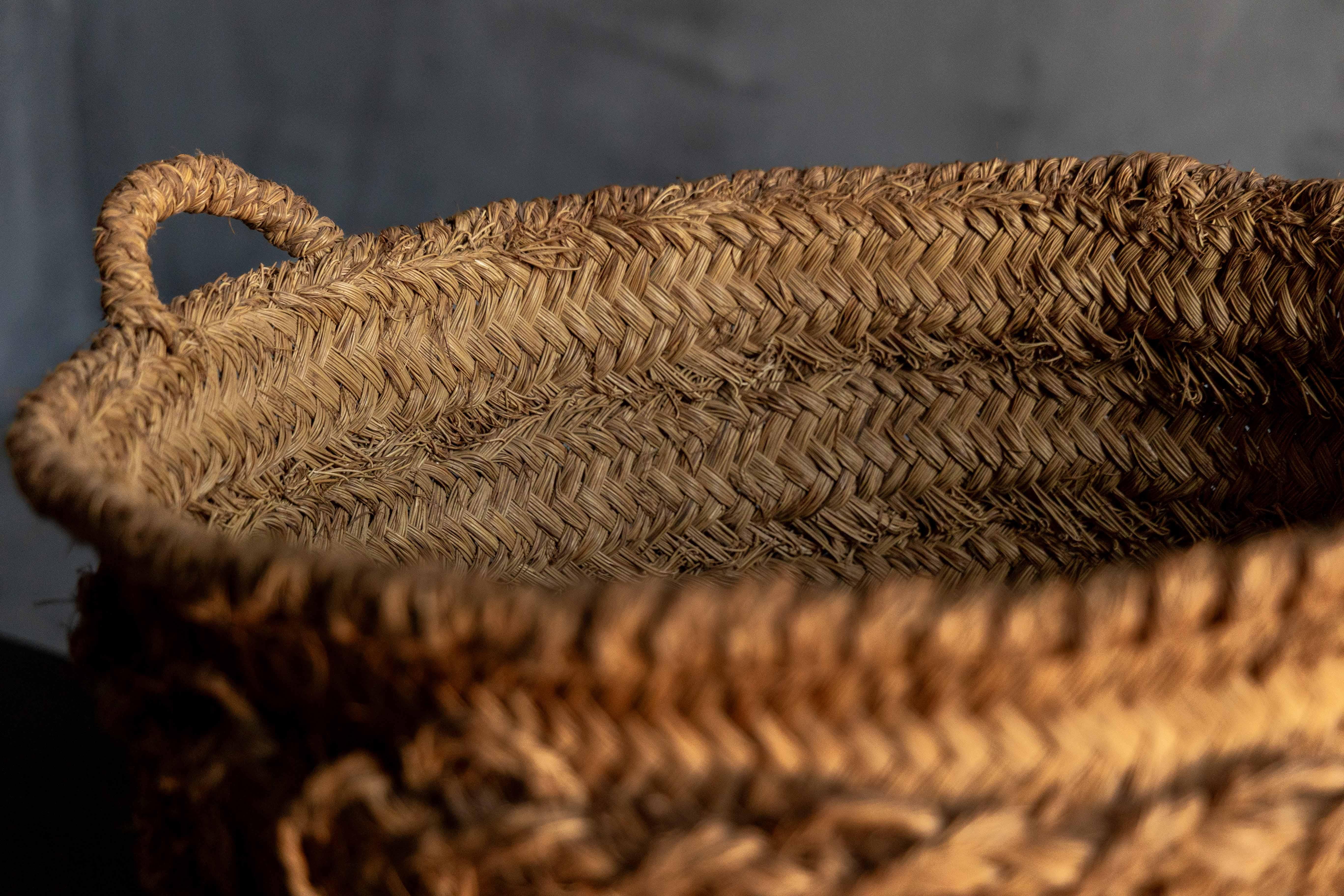 Rustic Set of Handwoven Baskets, France, 19th Century For Sale 11