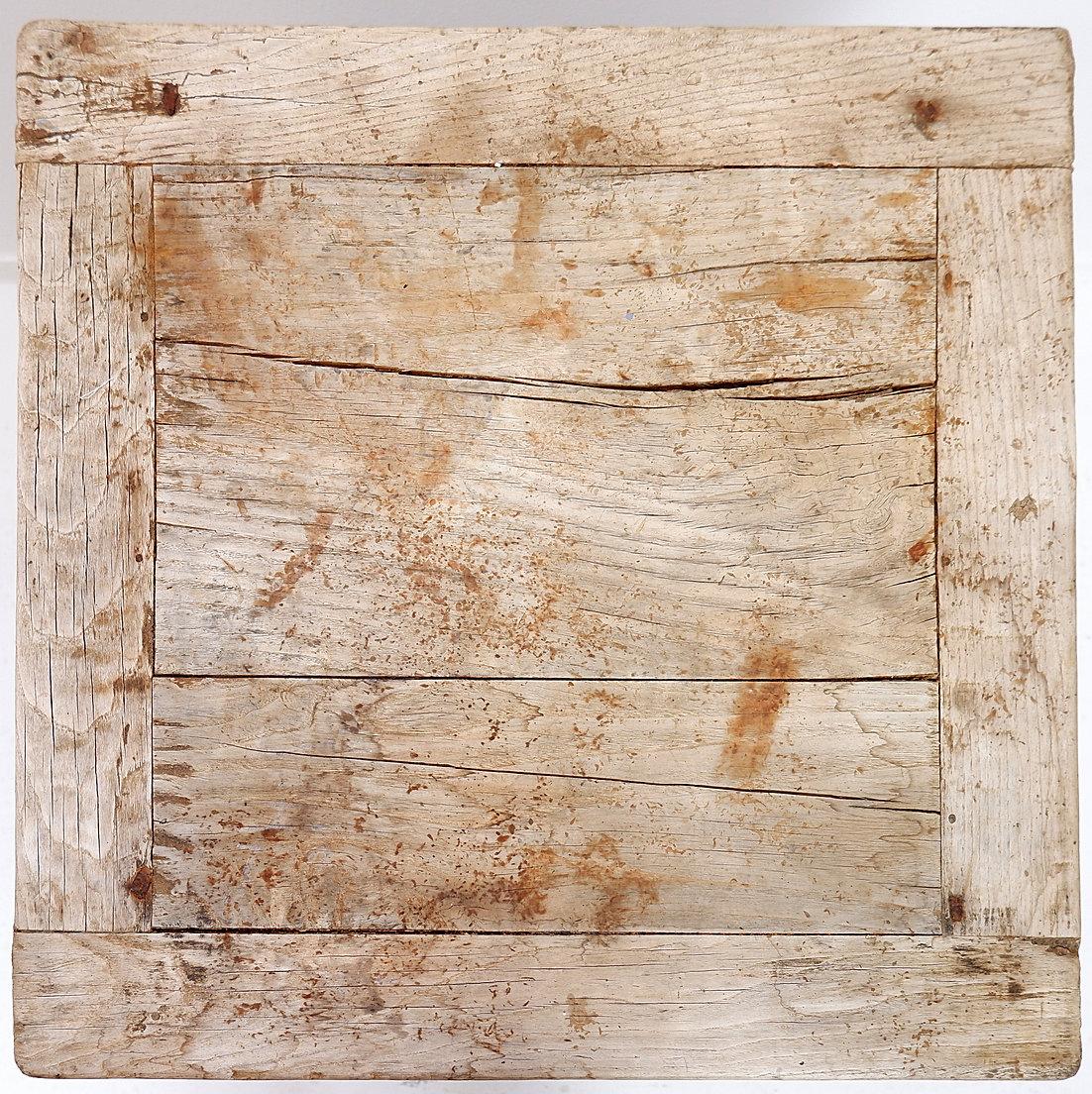 20th Century Rustic side table with drawer For Sale