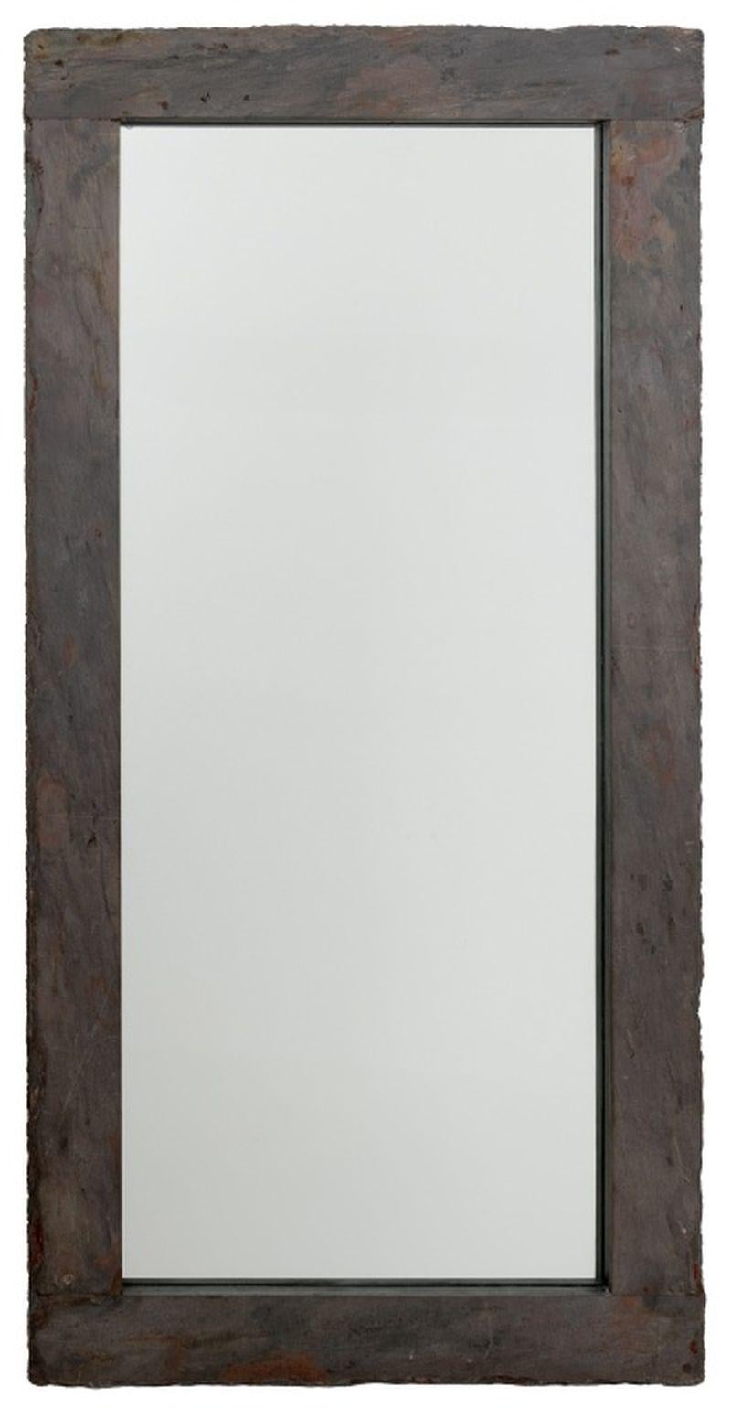 Rustic Slate Framed Full-Length Mirror. Mirror plate: 62