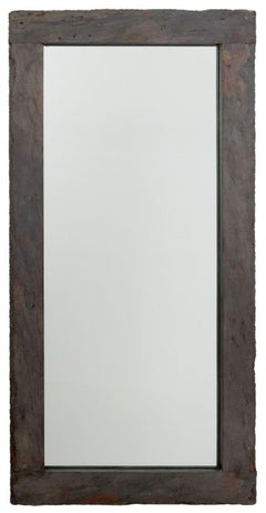 Rustic Slate Framed Full-Length Mirror