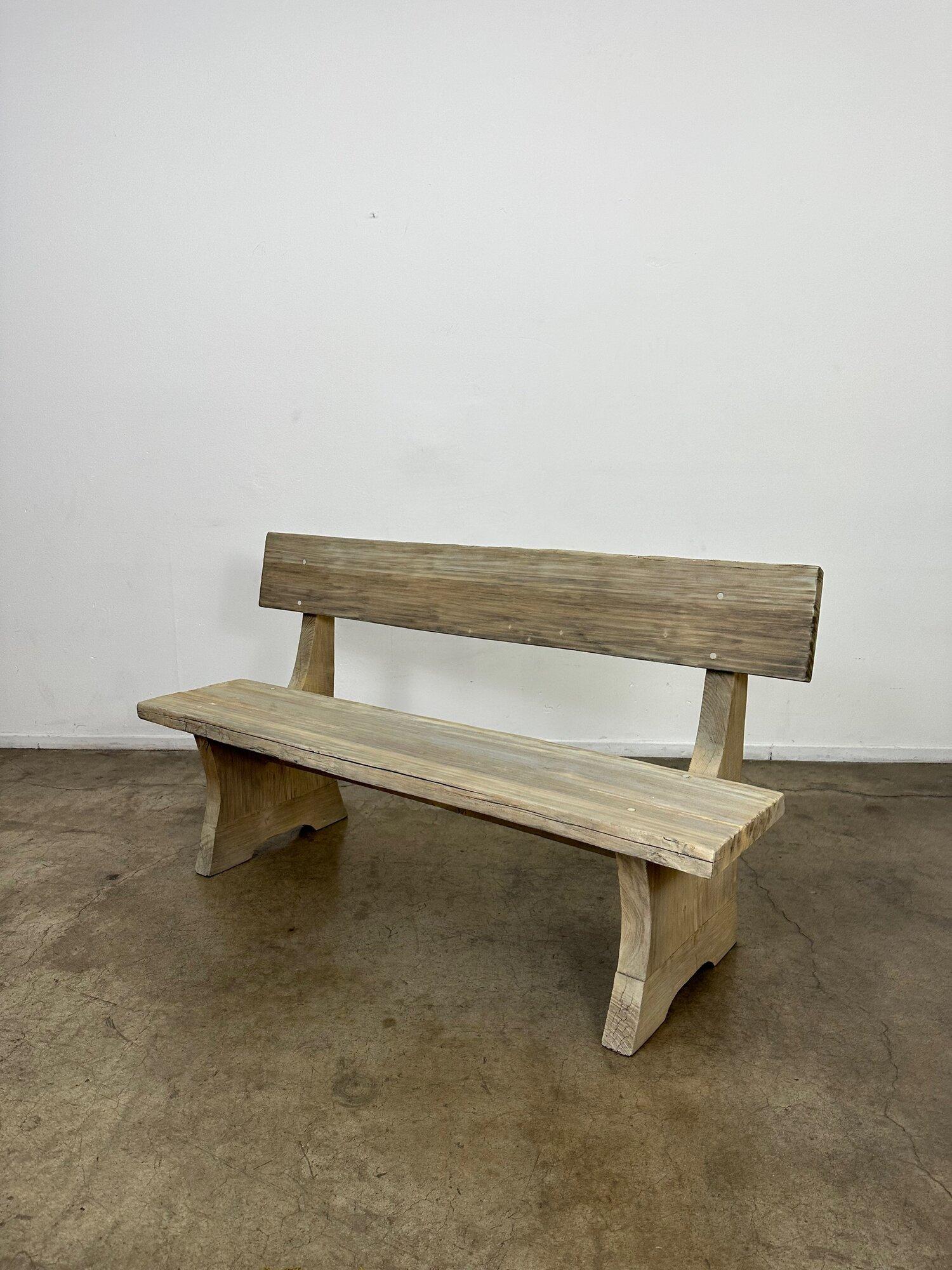 Rustic Solid oak benches -sold separately For Sale 3