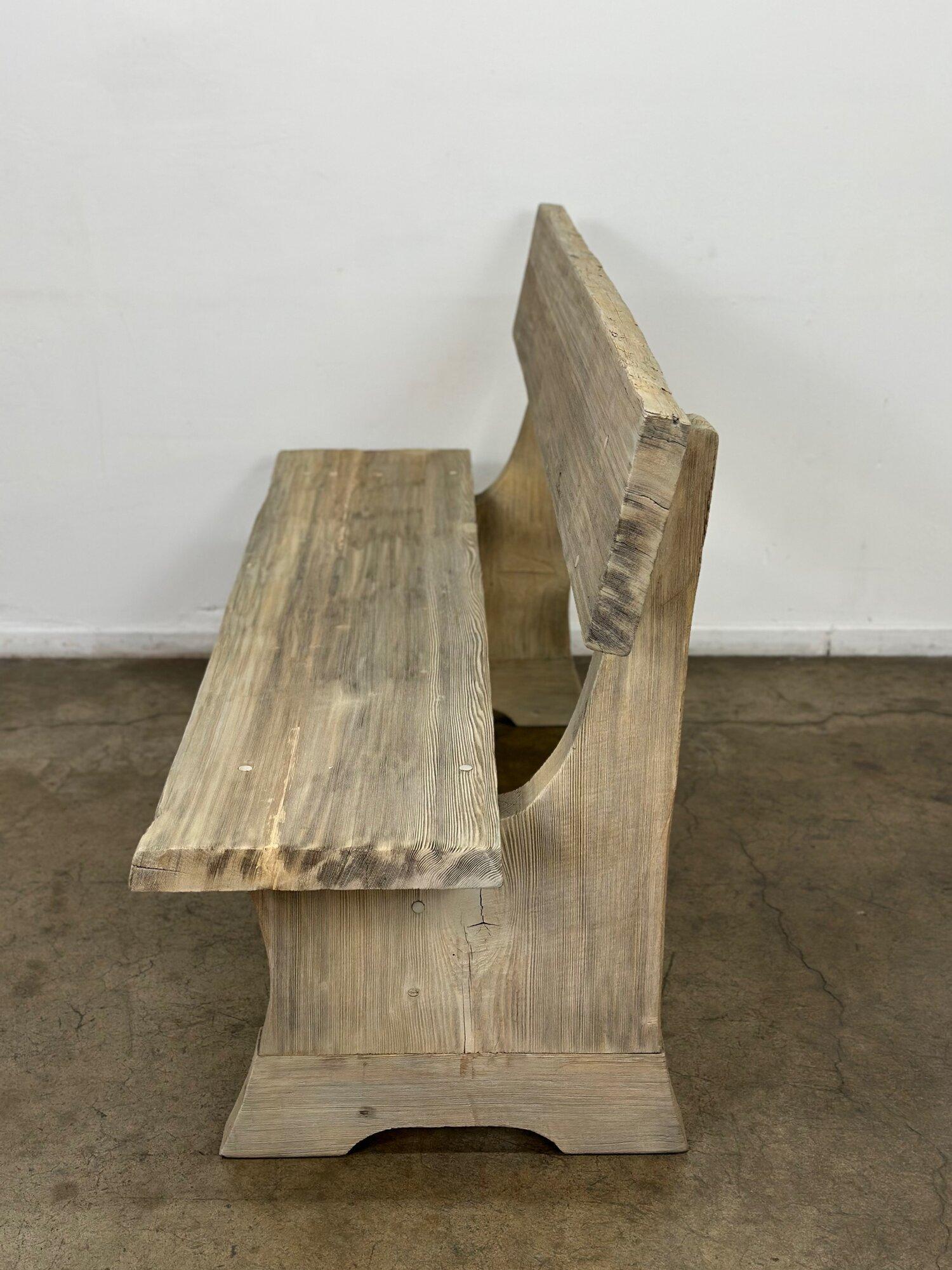 Driftwood Rustic Solid oak benches -sold separately For Sale