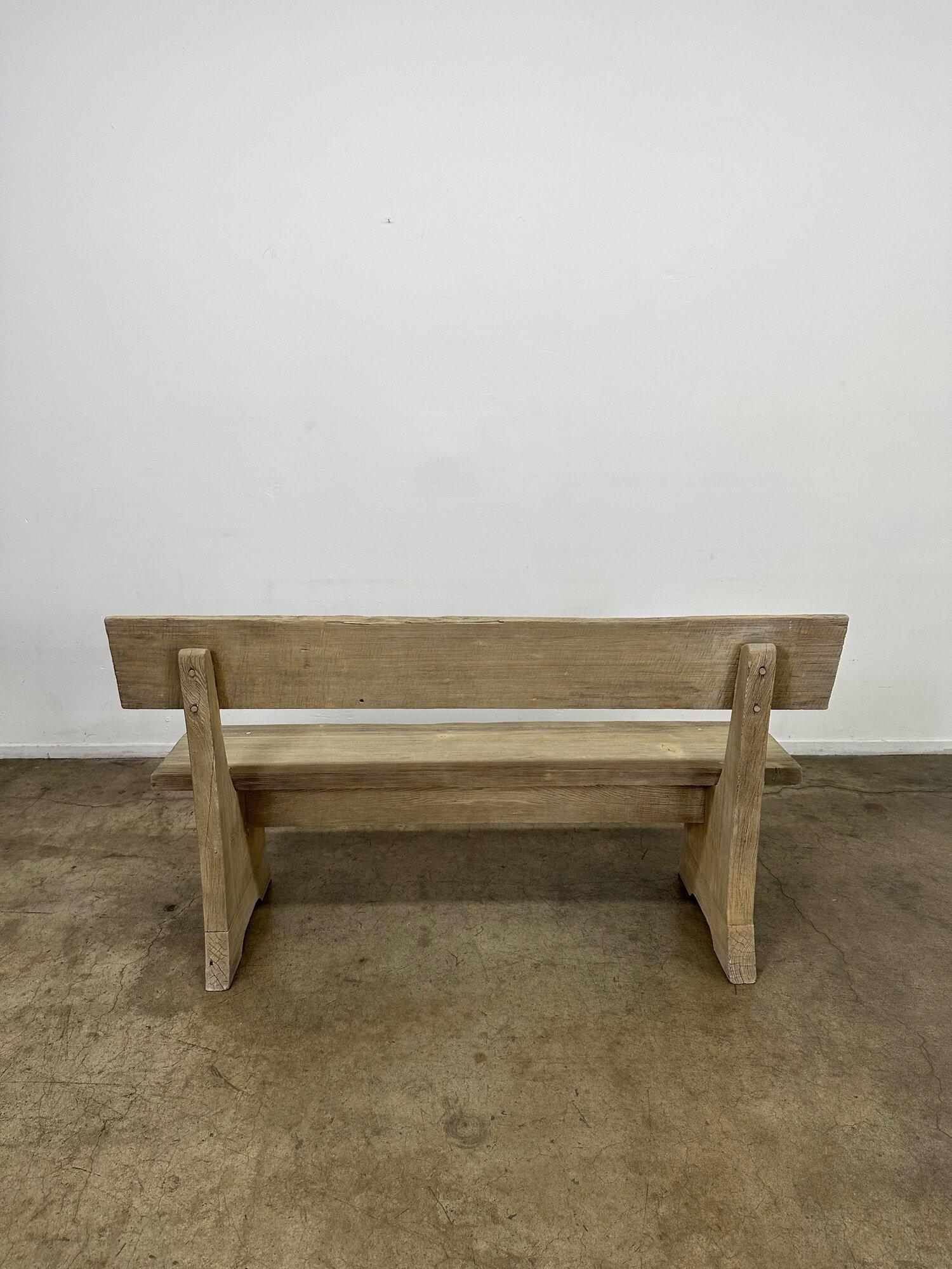 Rustic Solid oak benches -sold separately For Sale 2