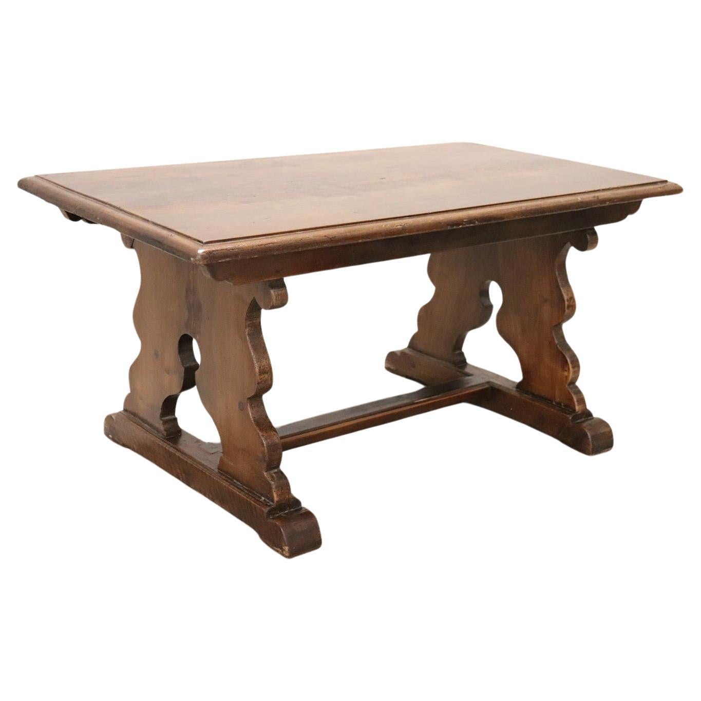 Rustic Solid Walnut Sofa Table or Coffee Table For Sale at 1stDibs