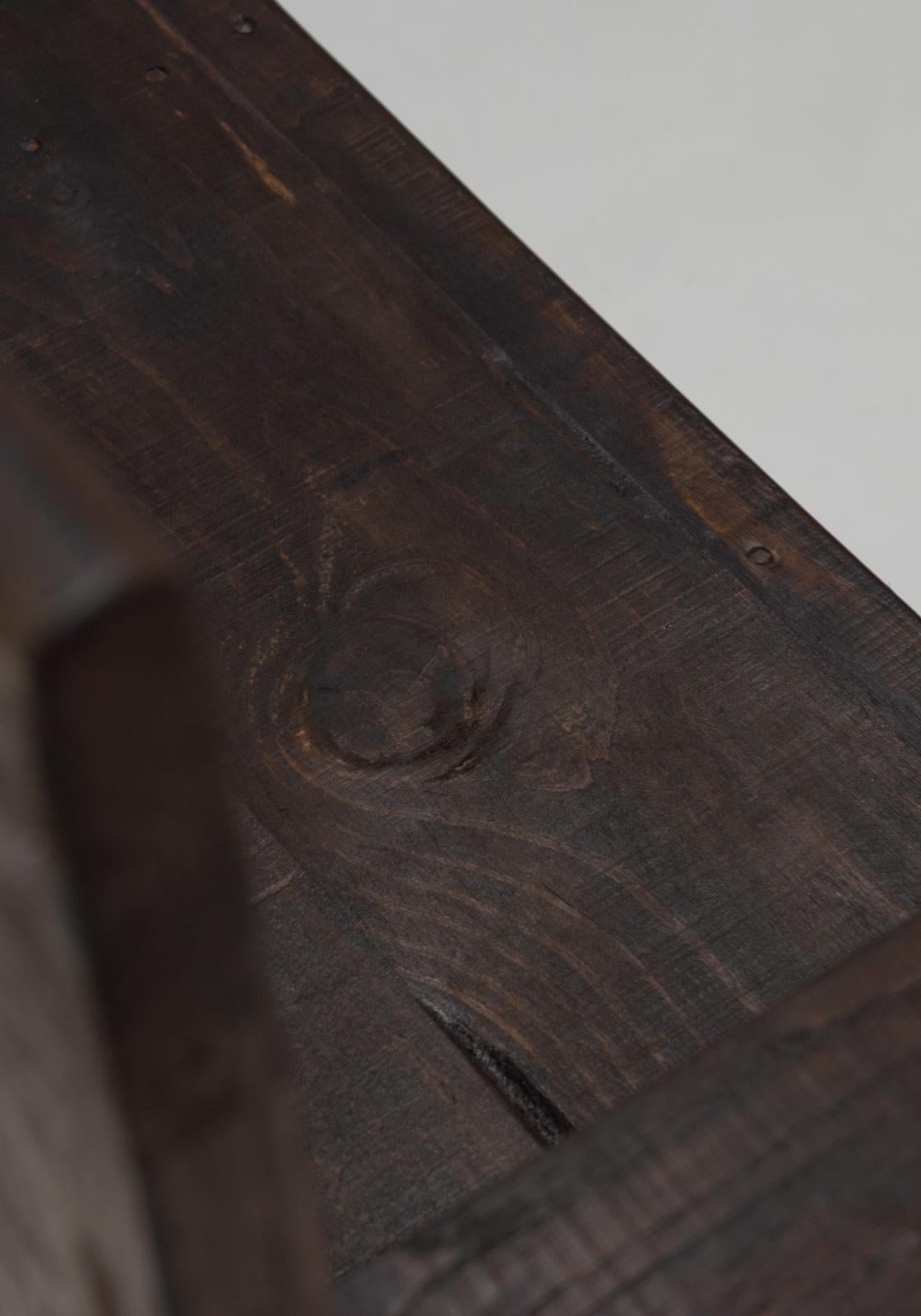 Banc rustique espagnol, 19e siècle en vente 4