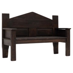 Banc rustique espagnol, 19e siècle