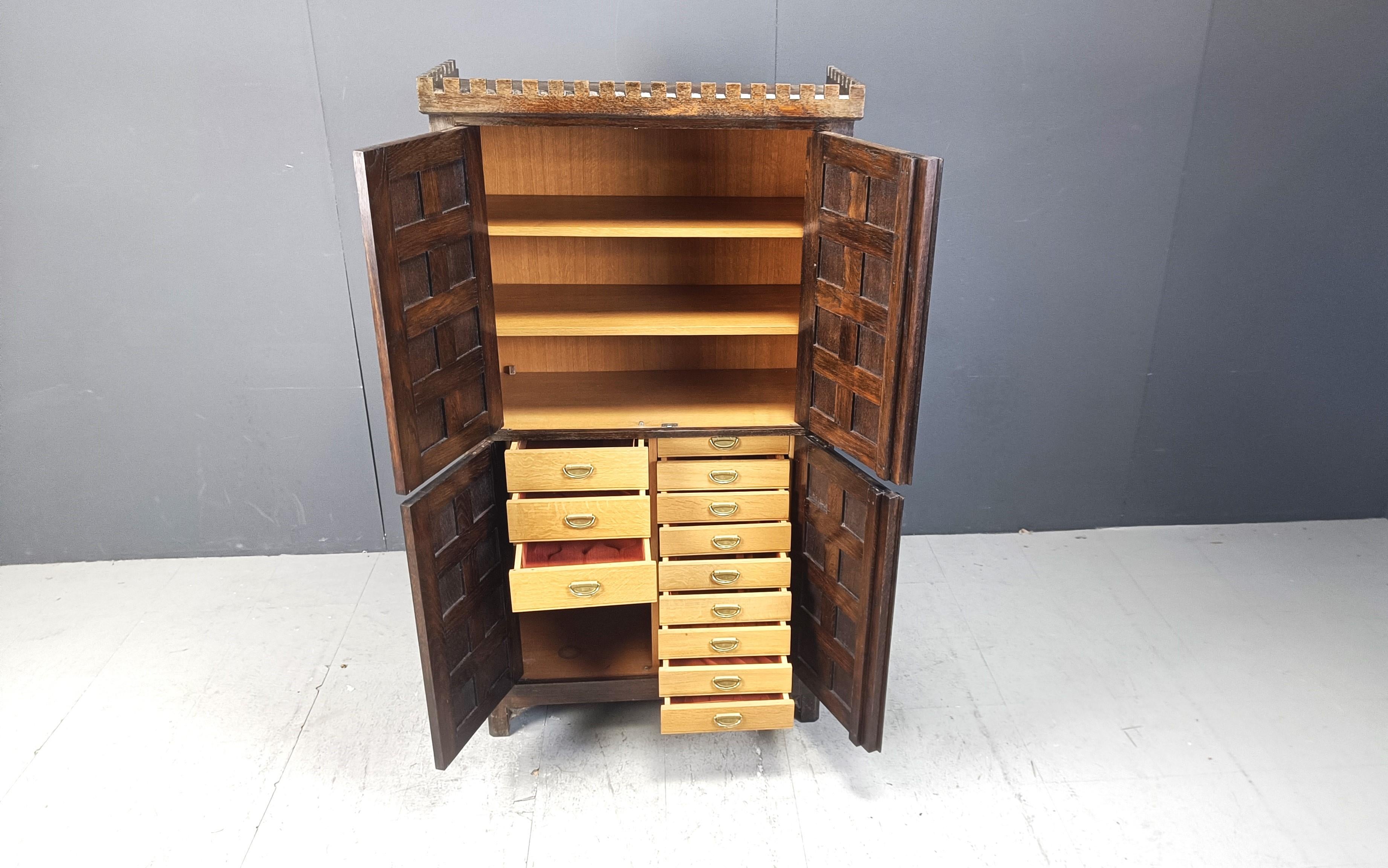 Rustic spanish cabinet, 1960s 3
