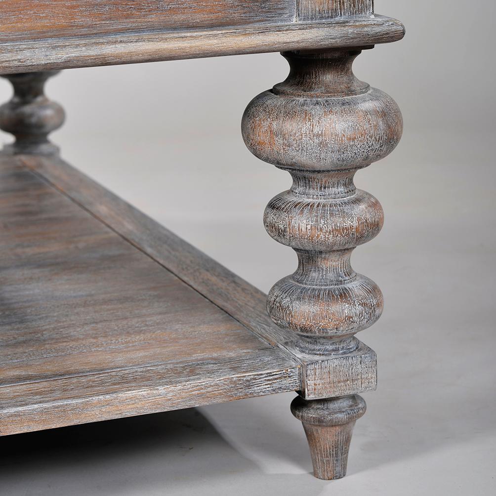 square rustic coffee table