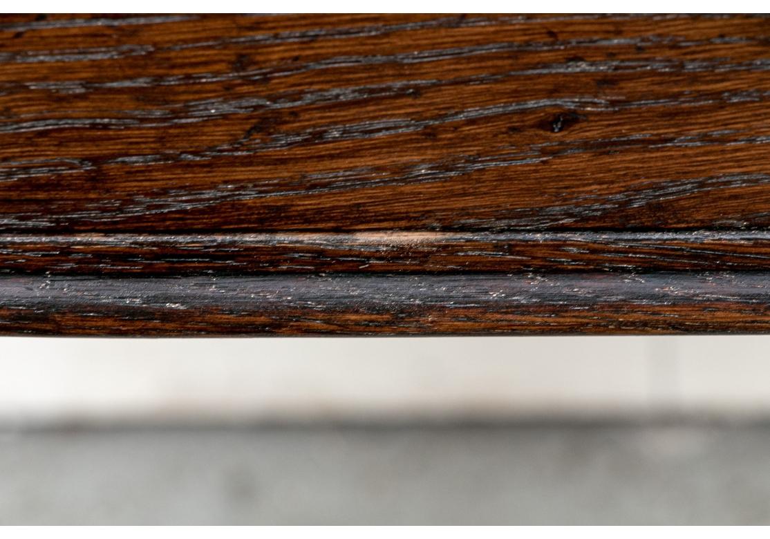 Console rustica in Oak macchiato in vendita 5