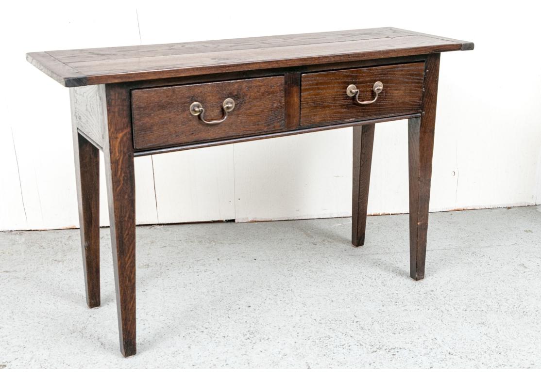 Console rustica in Oak macchiato in vendita 11