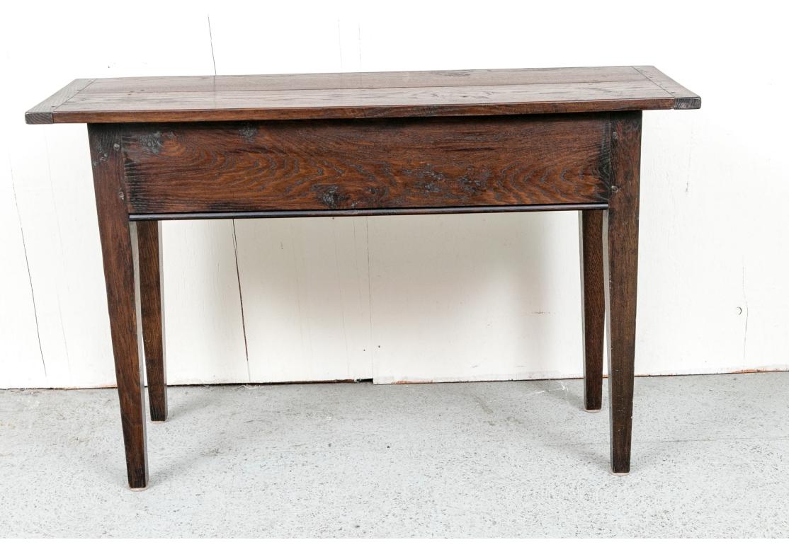 Console rustica in Oak macchiato in vendita 12