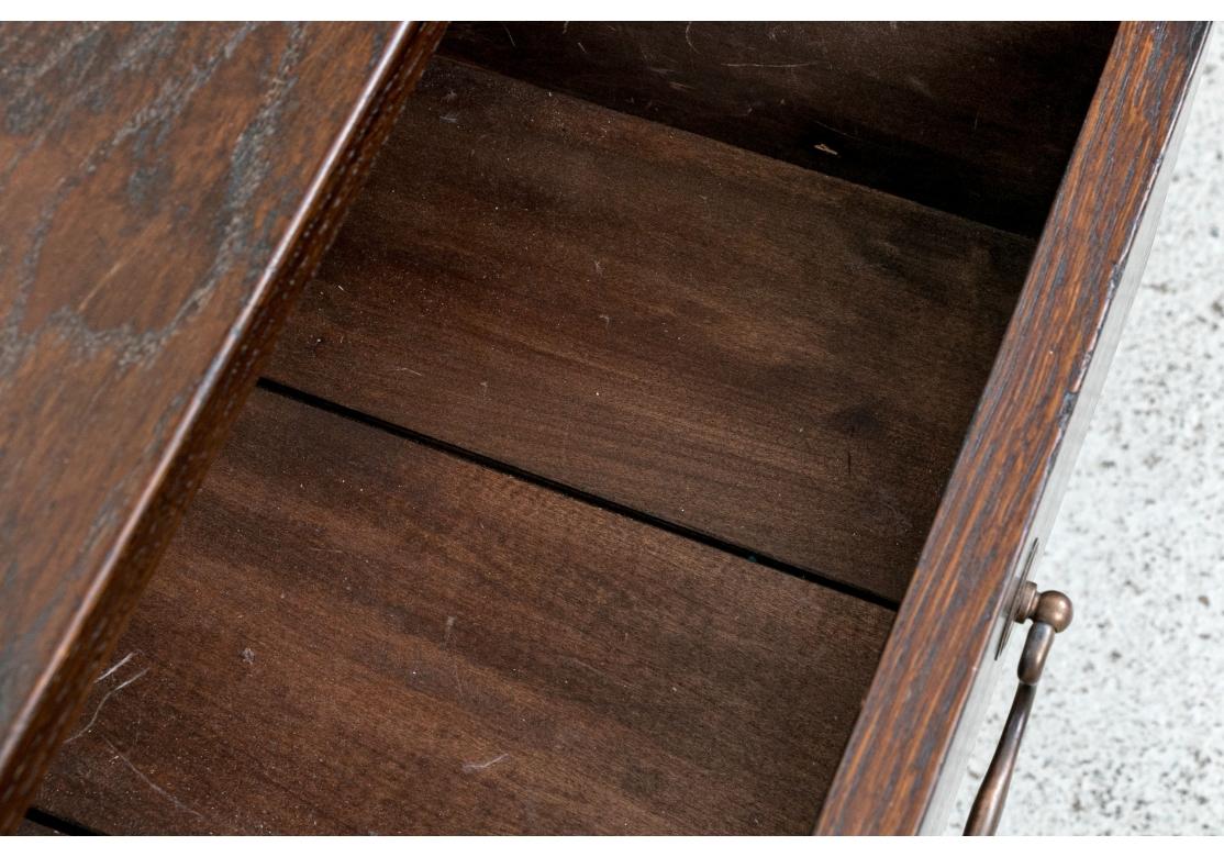 Console rustica in Oak macchiato in vendita 13