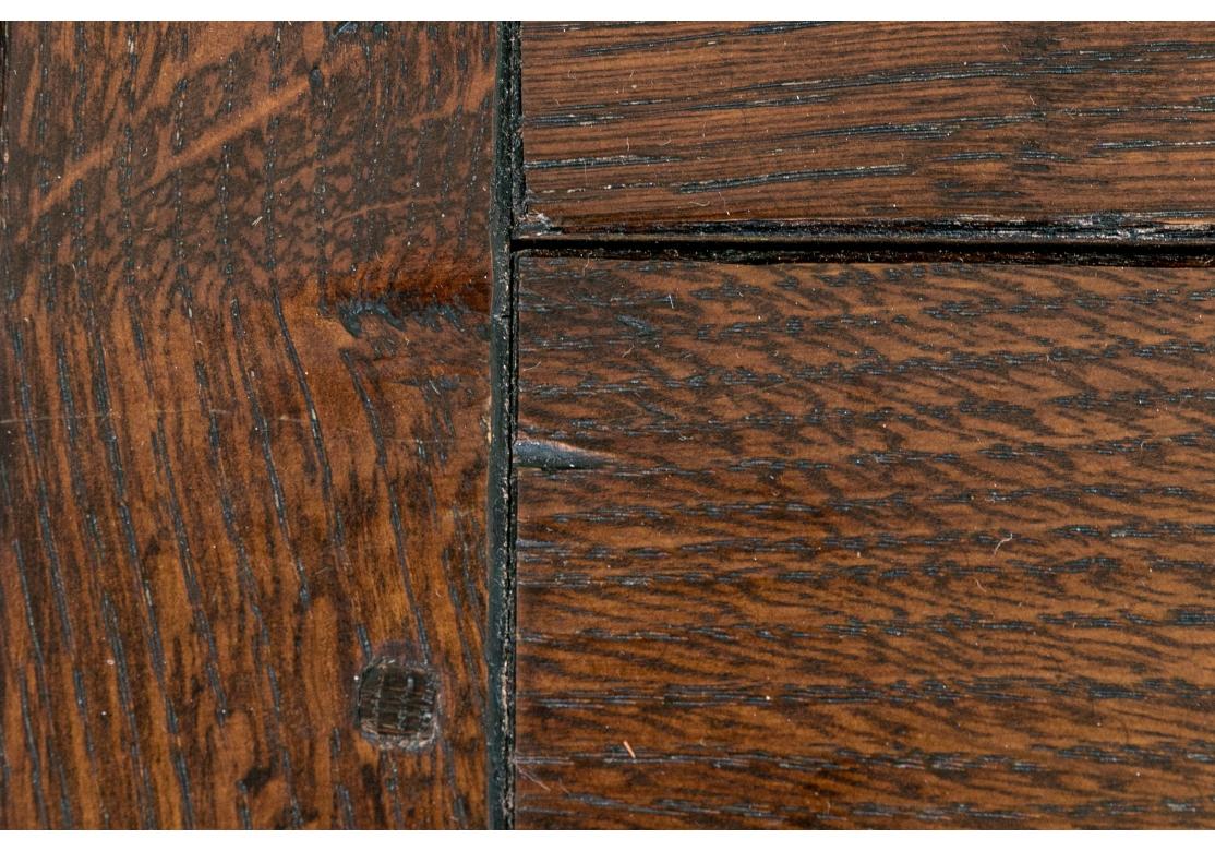 Ottone Console rustica in Oak macchiato in vendita