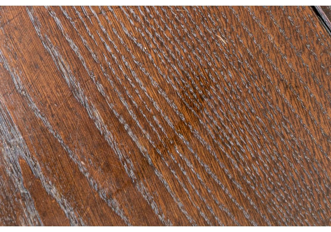 Console rustica in Oak macchiato in vendita 2