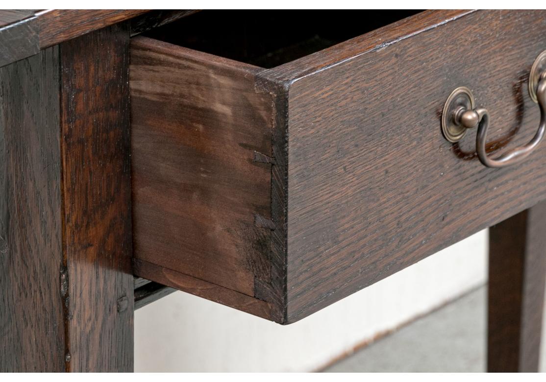 Console rustica in Oak macchiato in vendita 3